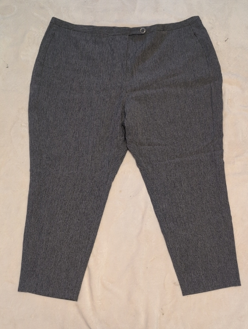 Worthington Charcoal Gray Slim Leg Dress Pants Size 24W